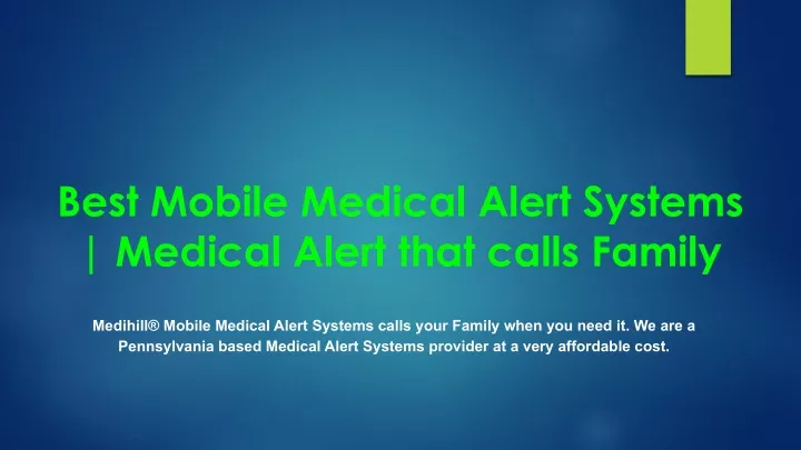 best mobile medical alert systems medical alert