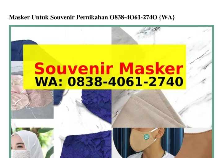 masker untuk souvenir pernikahan o838 4o61 274o wa