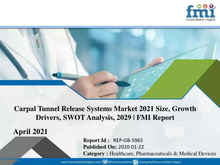 carpal tunnel release systems market 2021 size