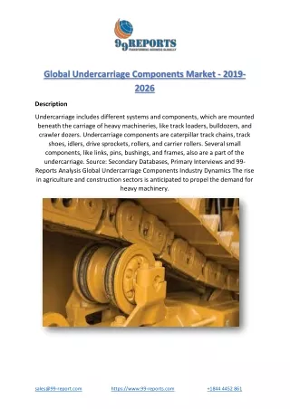 global undercarriage components market 2019 2026