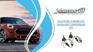 d1s pk32d 2 6000k led headlight conversion kit