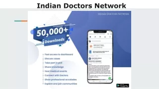 professional networking-Indian Doctors Network