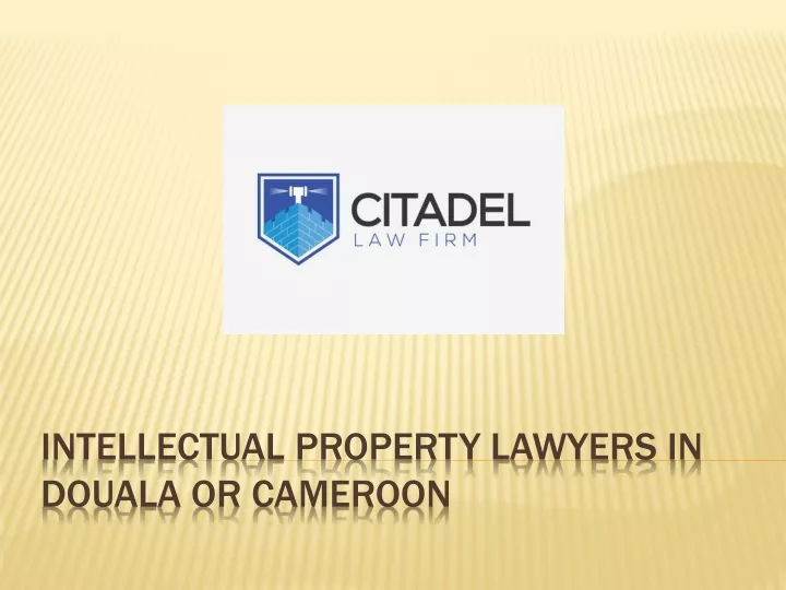 intellectual property lawyers in douala or cameroon