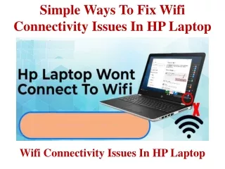 simple ways to fix wifi connectivity issues