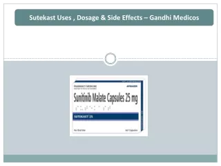 Sutekast Uses , Dosage & Side Effects – Gandhi Medicos