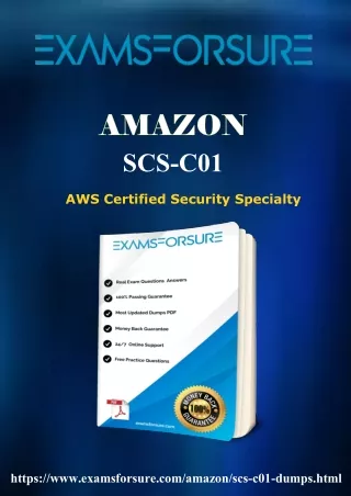 Pass Amazon Certification SCS-C01 Dumps | 25% OFF | Coupon code "EFS25"