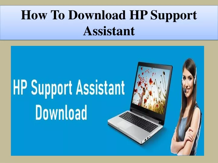 how to download hp support assistant
