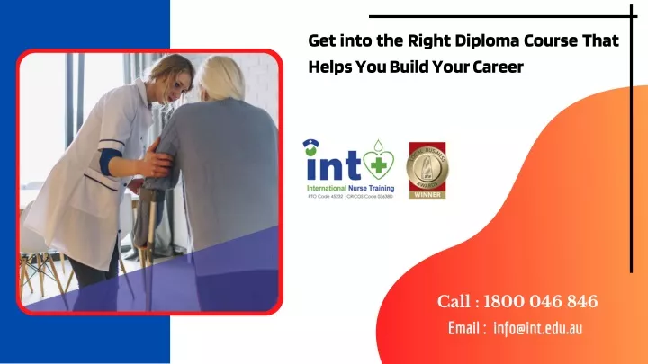 get into the right diploma course that helps
