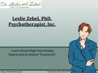 High Functioning Depression & Anxiety Treatment