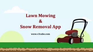 lawn mowing snow removal app