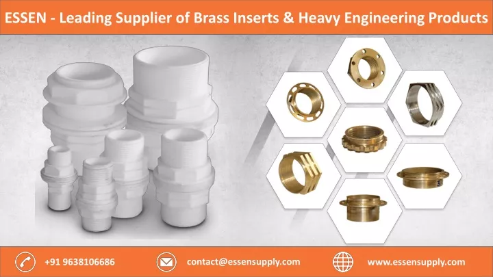 essen leading supplier of brass inserts heavy
