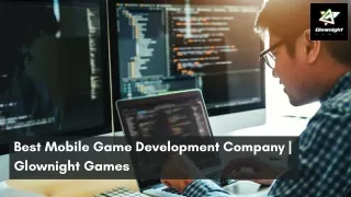 best mobile game development company glownight
