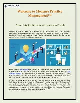 ABA Data Collection Software and Tools