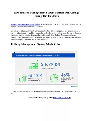 how railway management system market will change