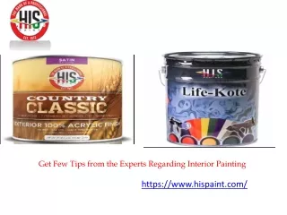 Get Few Tips from the Experts Regarding Interior Painting