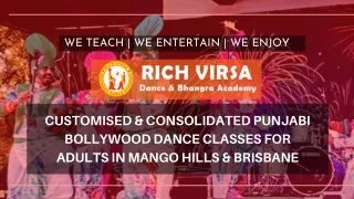 Customised & Consolidated Punjabi Bollywood Dance Classes for Adults in Mango Hills & Brisbane