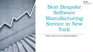 Best Bespoke Software Manufacturing Service in New York