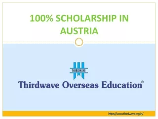 100 scholarship in austria
