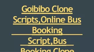 goibibo clone scripts online bus booking script
