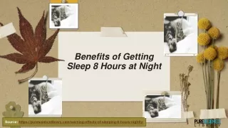Benefits of Getting Sleep 8 Hours at Night