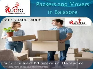 Packers and movers in Balasore