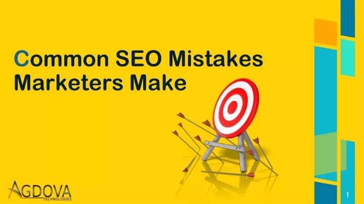 c ommon seo mistakes marketers make