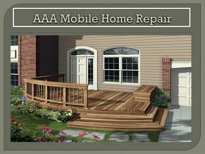 aaa mobile home repair