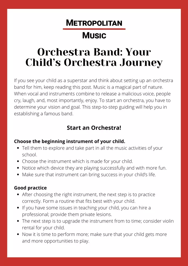 orchestra band your child s orchestra journey