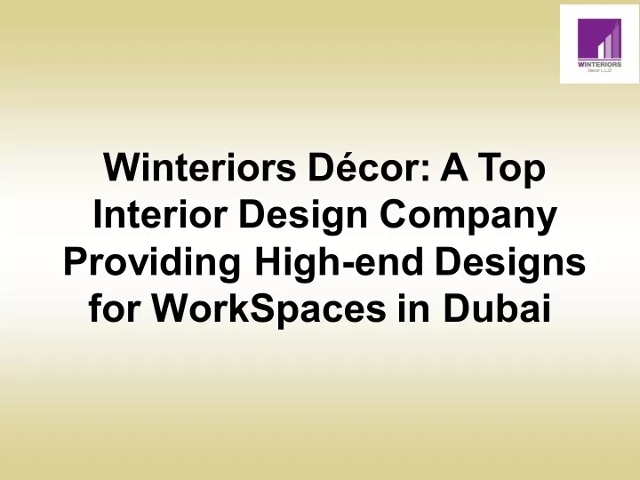 winteriors d cor a top interior design company