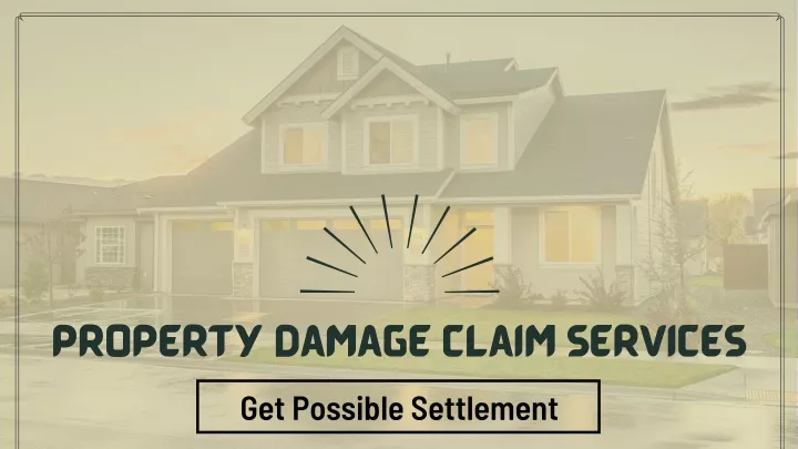 property damage claim services