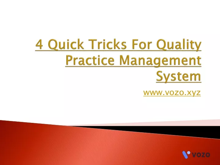 4 quick tricks for quality practice management system
