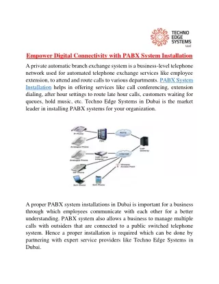 empower digital connectivity with pabx system
