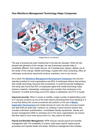 how workforce management technology helps