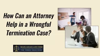 How Can an Attorney Help in a Wrongful Termination Case?