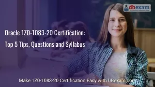 oracle 1z0 1083 20 certification top 5 tips