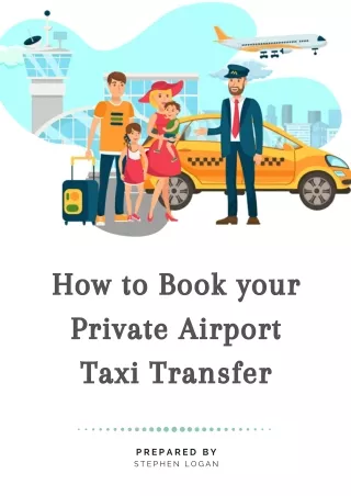 How to Book Your Private Airport Taxi Transfer