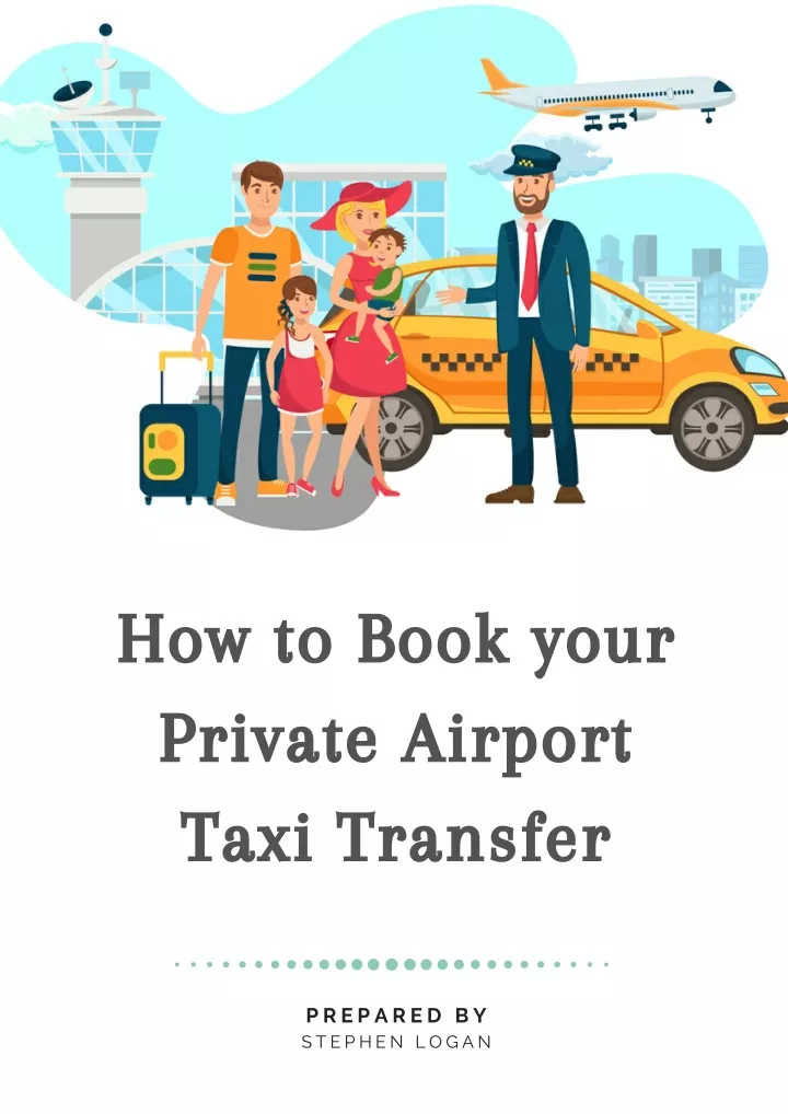 how to book your private airport taxi transfer