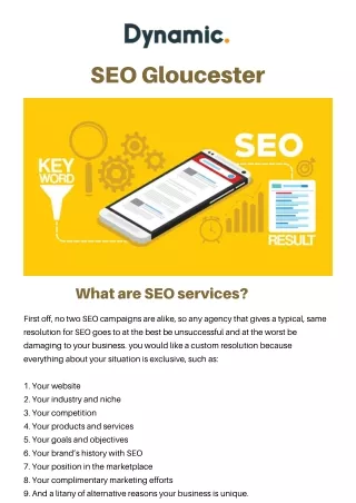 seo gloucester