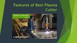 Features of Best Plasma Cutter