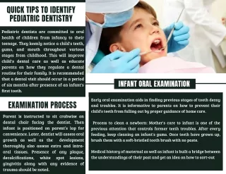 Quick Tips To Identify Pediatric Dentistry