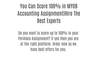 We Can Do All type of Perdisc-MYOB Practice SetsMyPerdiscoHelp