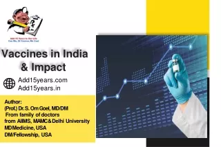 Vaccines in India & Impact 