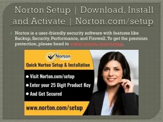 Norton Setup | Download, Install and Activate | Norton.com/setup