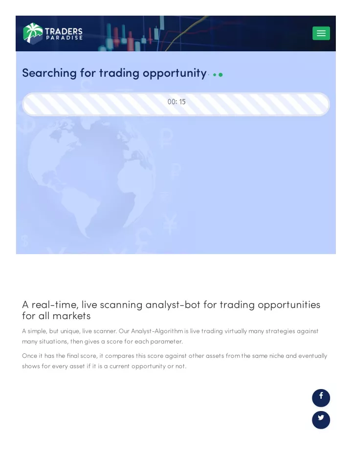 searching for trading opportunity