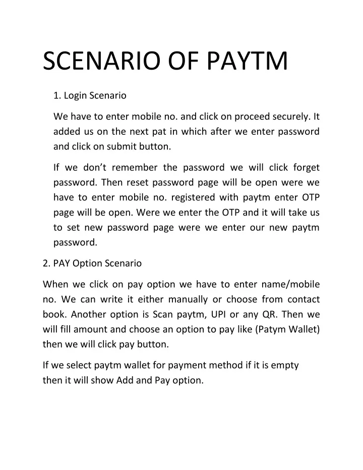 scenario of paytm