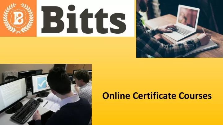 online certificate courses
