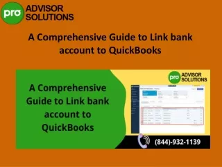a comprehensive guide to link bank account to quickbooks