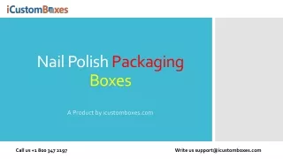 nail polish packaging boxes