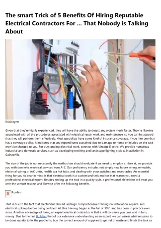 11 Ways to Completely Sabotage Your BW Construction