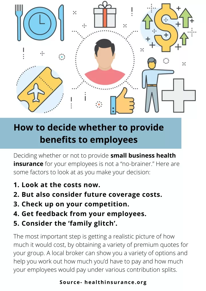 how to decide whether to provide benefits
